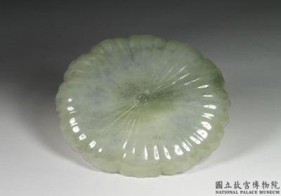 图片[3]-Jade flower-shaped plate, India-China Archive